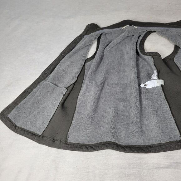 Woolrich Vest Womens Size Large Gray Button Front Fleece Lined Fall Cold Preppy - Picture 16 of 16